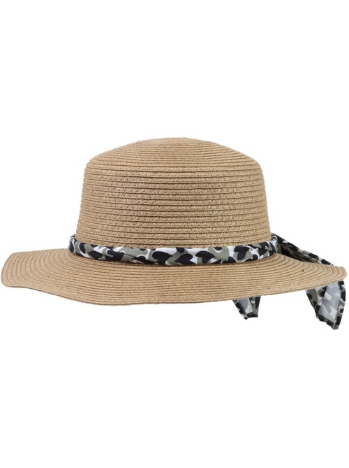 Sombrero papel de paja 100% ligero, interior ajustable de 52 a 58 cm mujer isotoner - Kiabi Sombrero papel de paja 100% ligero, interior ajustable de 52 a 58 cm mujer isotoner - Kiabi