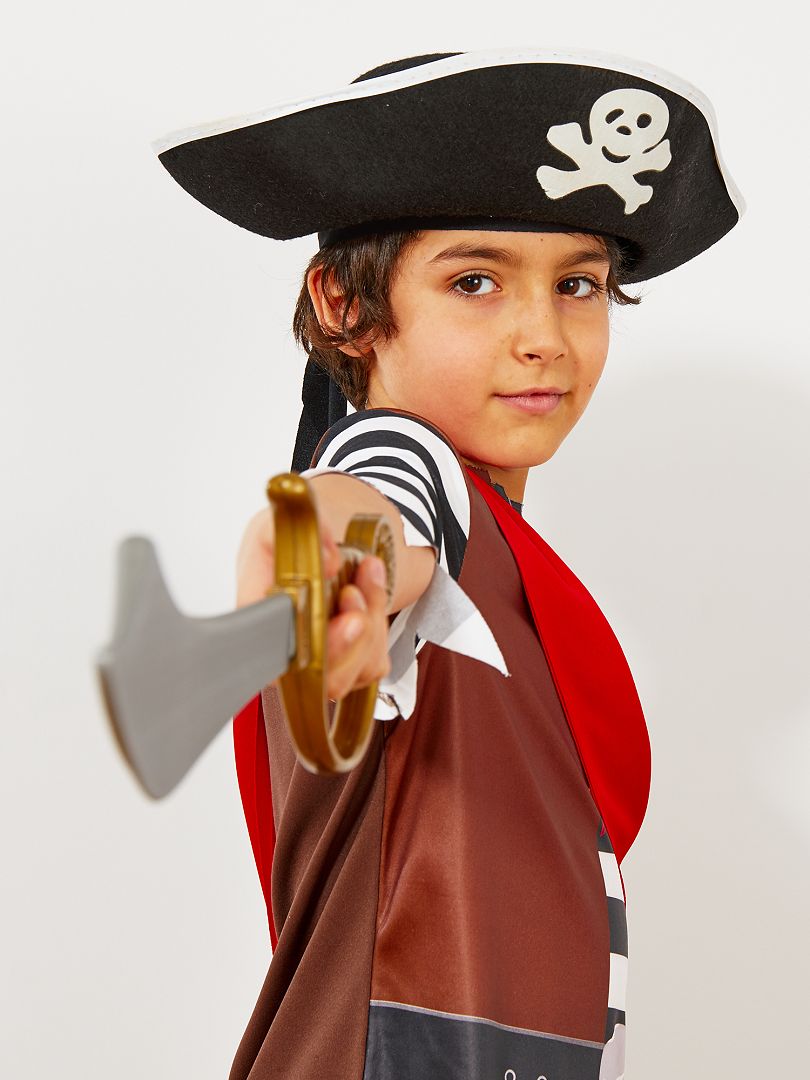 Sombrero pirata para niños negro - Kiabi