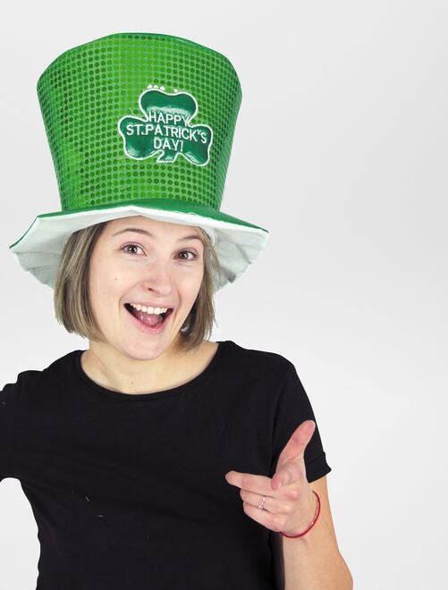 Sombrero Saint Patrick con lentejuelas - Kiabi