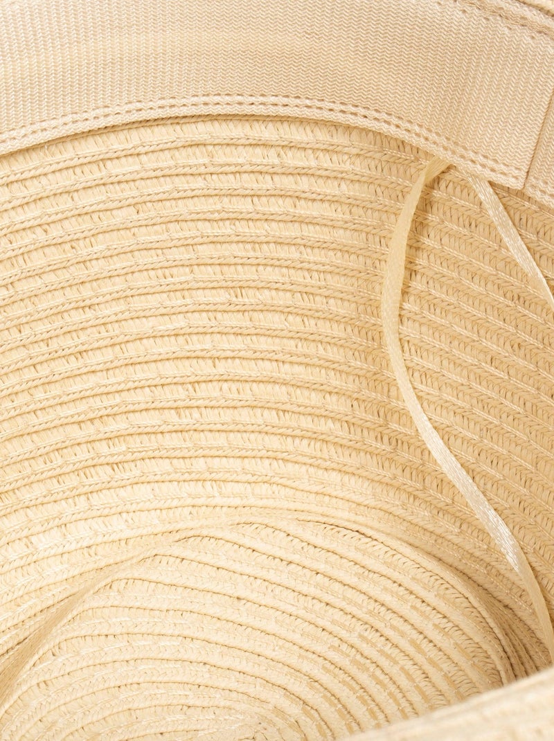 Sombrero trilby, diadema ajustable mujer Isotoner Negro Blanco - Kiabi