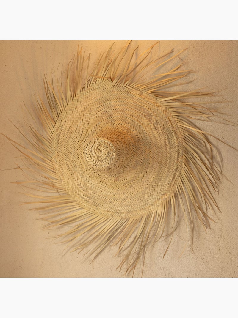 Sombrero xxl de paja natural Beige - Kiabi