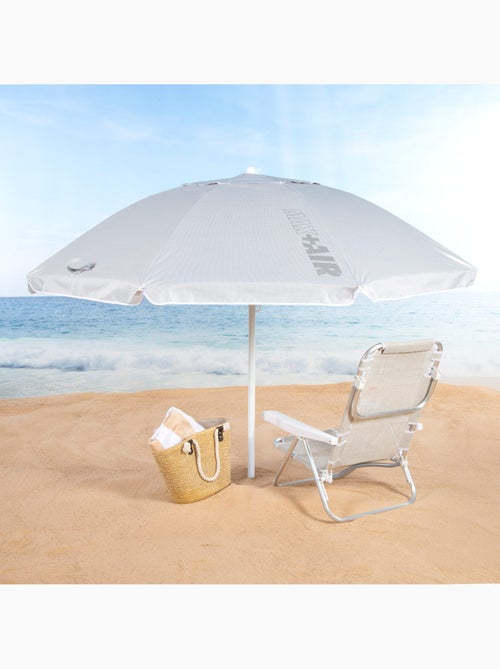 Sombrilla de playa 8 varillas 200 cm inclinable uv50 aktive - Kiabi