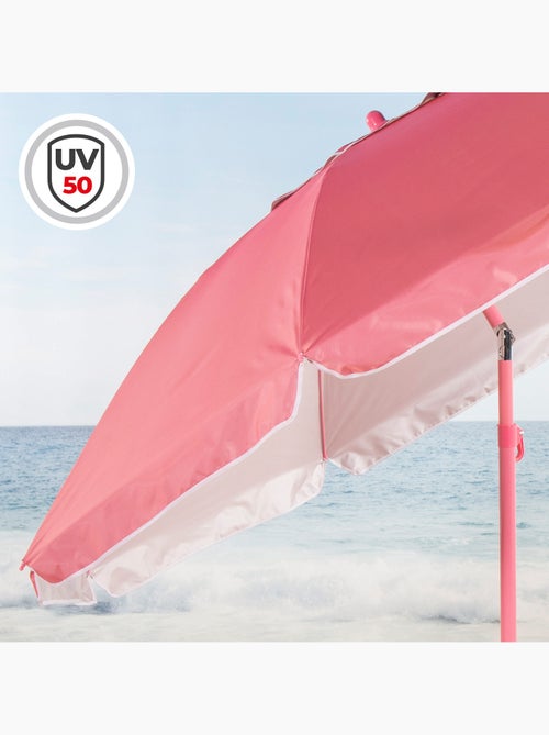 Sombrilla de playa inclinable 220 cm con protección uv50 aktive - Kiabi