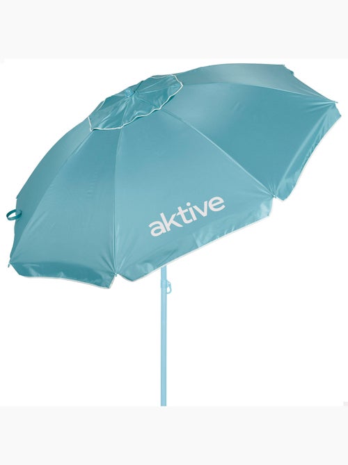 Sombrilla de playa inclinable con protección uv50 d220 cm aktive - Kiabi
