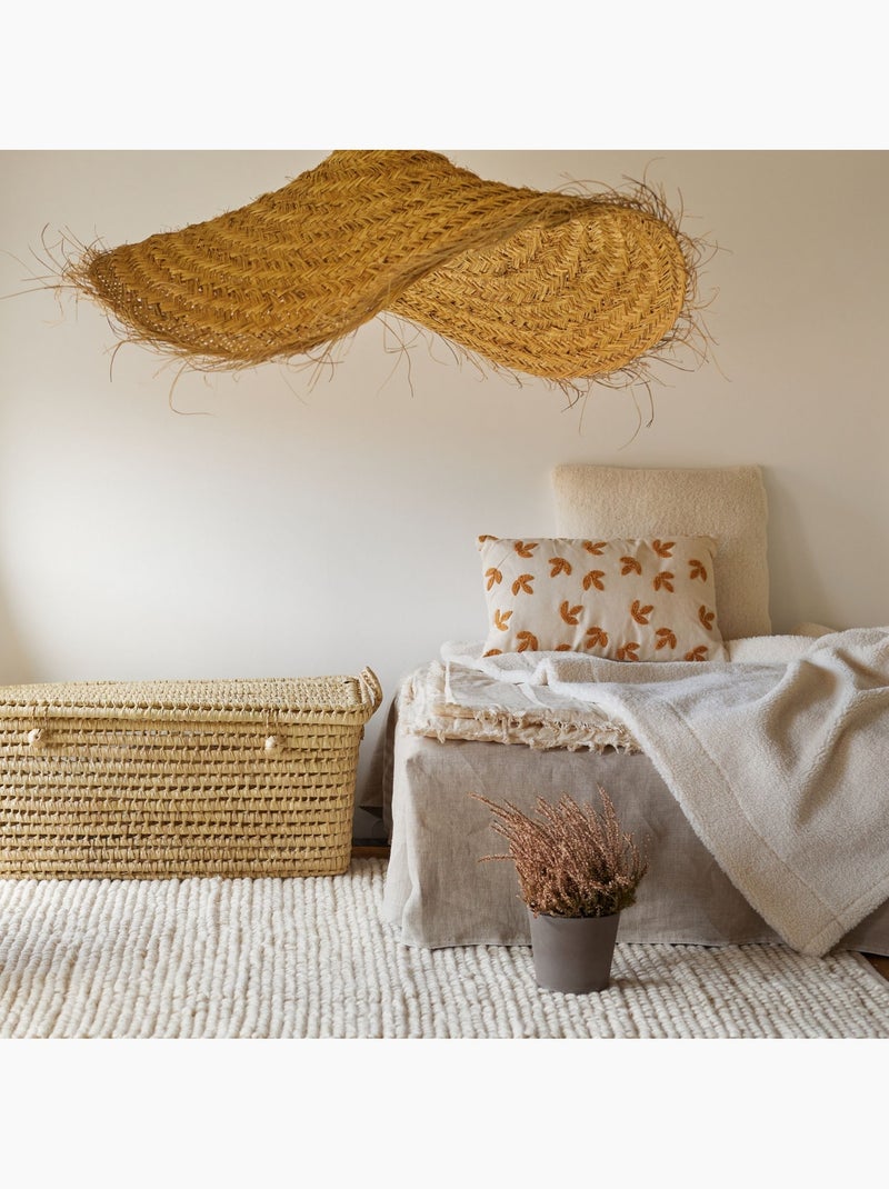 Sombrilla Doum fibra de palma Beige - Kiabi