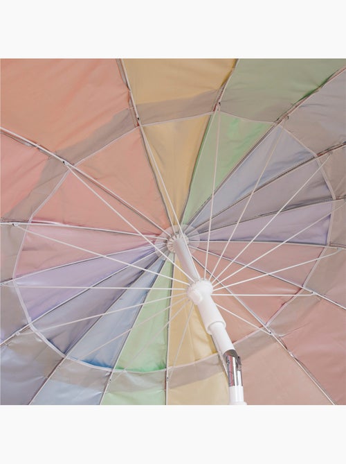 Sombrilla playa 16 varillas 200 cm inclinable uv50 aktive - Kiabi