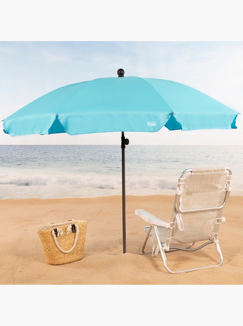 Sombrilla playa 8 varillas 200 cm aktive Azul - Kiabi