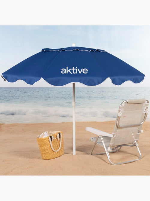 Sombrilla playa 8 varillas 200 cm plegado compacto aktive - Kiabi