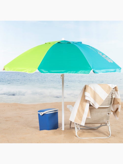 Sombrilla playa antiviento 8 varillas 220 cm aktive - Kiabi