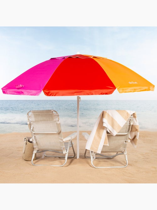 Sombrilla playa antiviento 8 varillas 240 cm aktive - Kiabi