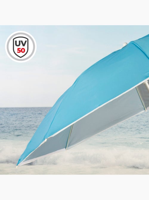 Sombrilla playa paravientos 8 varillas 200 cm aktive - Kiabi