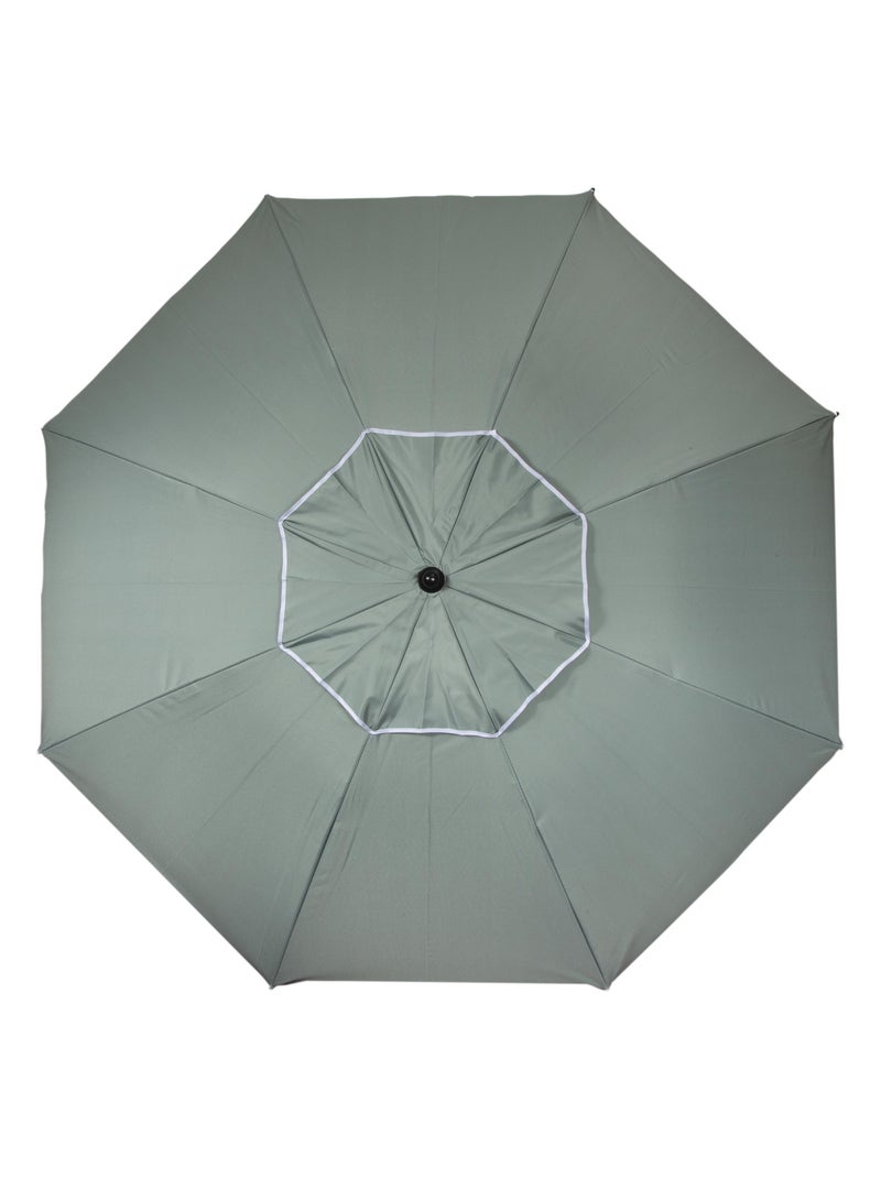 Sombrillas de playa Caqui, Arco de 180 cm - Anti-UV UPF 50+ - Estructura cortaviento Caqui - Kiabi