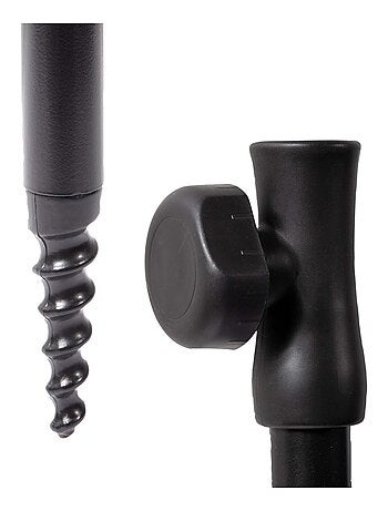 Sombrillas de playa hawaianas, Arco de 180 cm - Anti-UV UPF 50+ - Estructura cortaviento