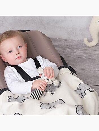 Sonajero de algodón orgánico para bebé - SEVIRA KIDS