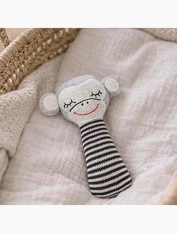 Sonajero de algodón orgánico para bebé - SEVIRA KIDS