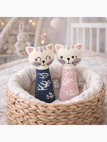 Sonajero de algodón orgánico para bebé - SEVIRA KIDS