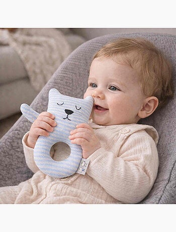 Sonajero de algodón orgánico para bebé | SEVIRA KIDS