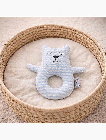 Sonajero de algodón orgánico para bebé | SEVIRA KIDS