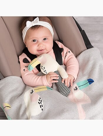 Sonajero de bebé algodón orgánico | SEVIRA KIDS