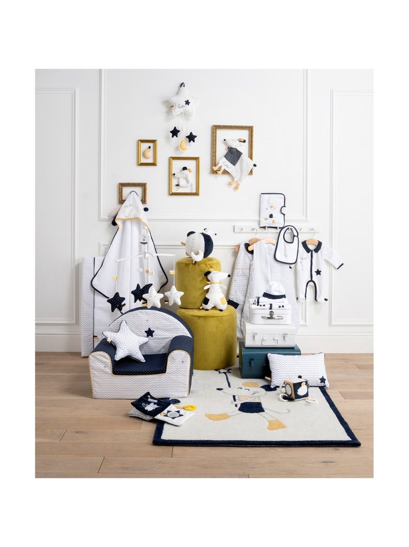 Sonajero de terciopelo - SAUTHON Blanco - Kiabi