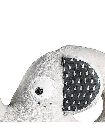 Sonajero elefante de terciopelo - SAUTHON