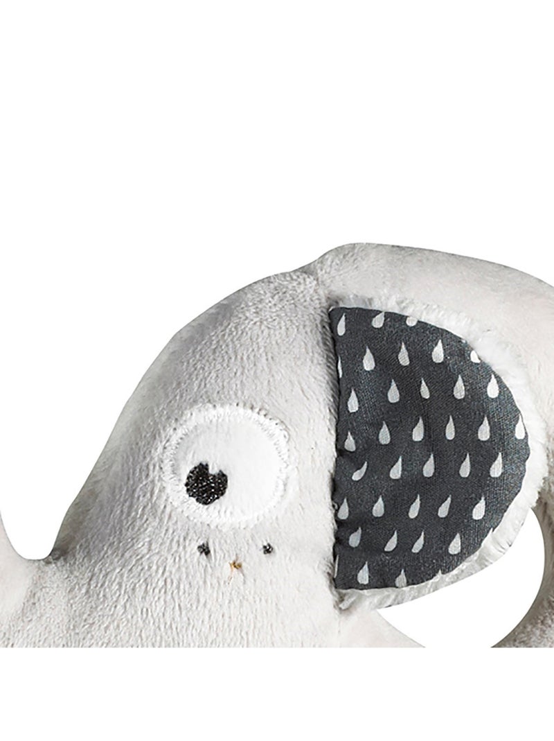 Sonajero elefante de terciopelo - SAUTHON Gris - Kiabi