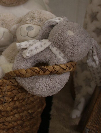 Sonajero perro beige