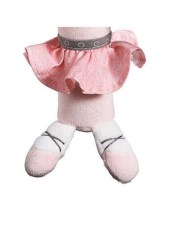 Sonajero ratón bailarina de terciopelo - SAUTHON