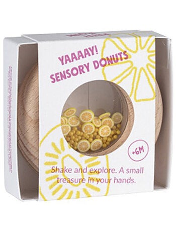 Sonajero sensorial donut, frutas | Petit Boum