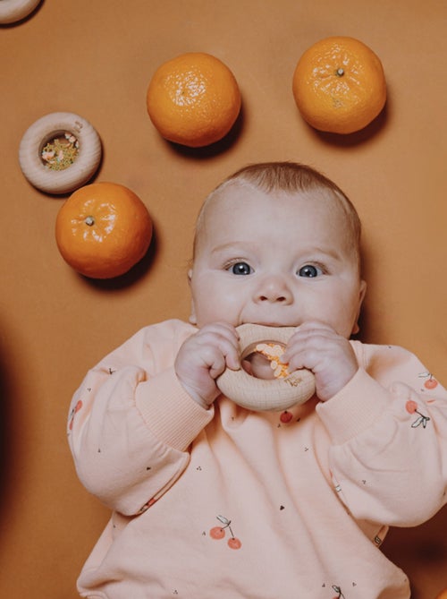 Sonajero sensorial donut, frutas | Petit Boum - Kiabi