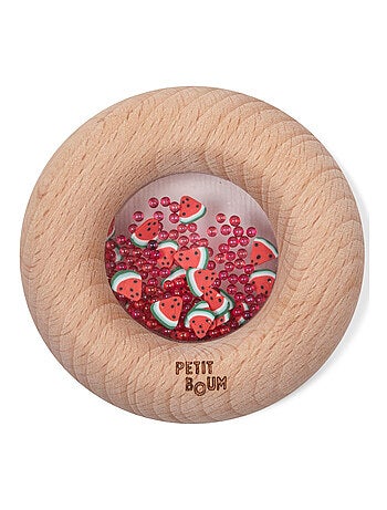 Sonajero sensorial donut, frutas | Petit Boum