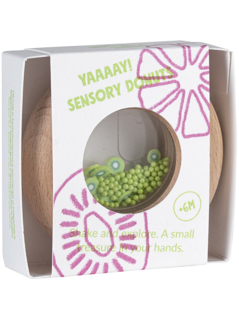 Sonajero sensorial donut, frutas | Petit Boum Verde - Kiabi