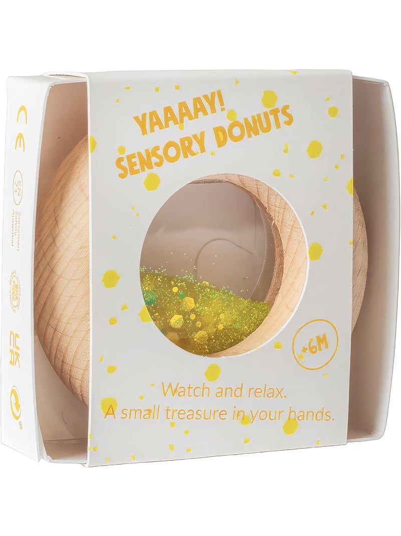 Sonajero sensorial para beb? | Petit Boum Amarillo - Kiabi