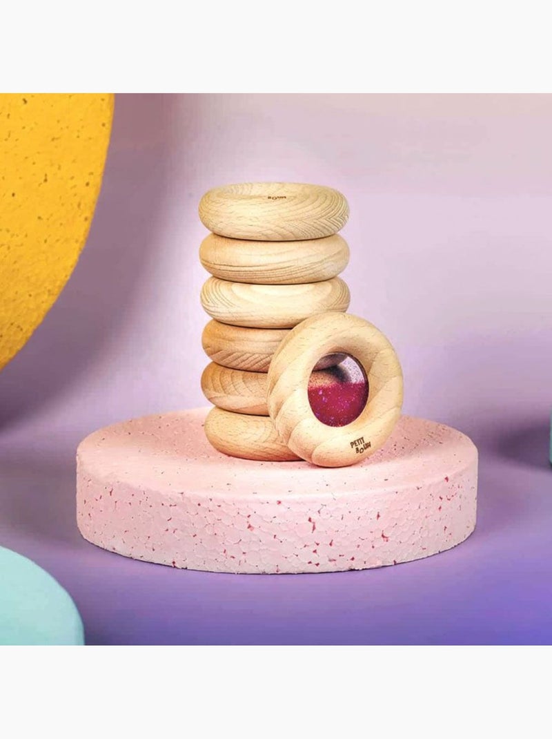 Sonajero sensorial para beb? | Petit Boum Amarillo - Kiabi