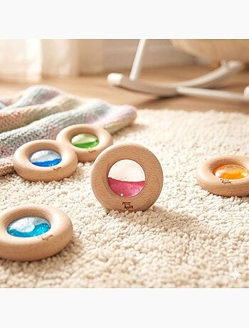 Sonajero sensorial para beb? | Petit Boum