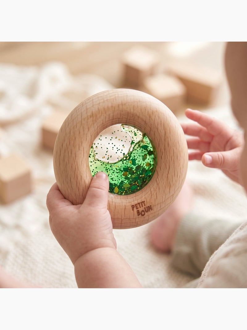 Sonajero sensorial para beb? | Petit Boum Verde - Kiabi