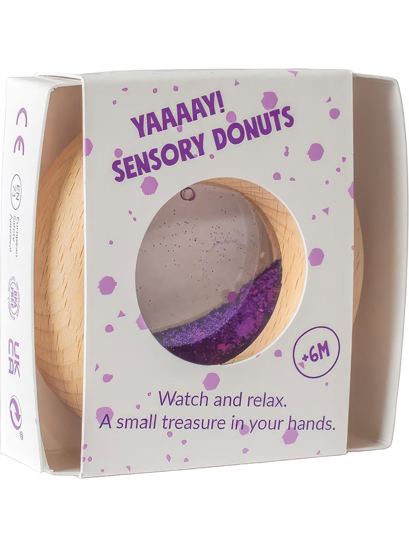Sonajero sensorial para bebé | Petit Boum Violeta - Kiabi