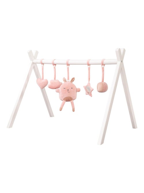 Sonajero y juguetes para colgar en el arco de juegos - Juego de 5 piezas 'Roba lil cuties' - Kiabi