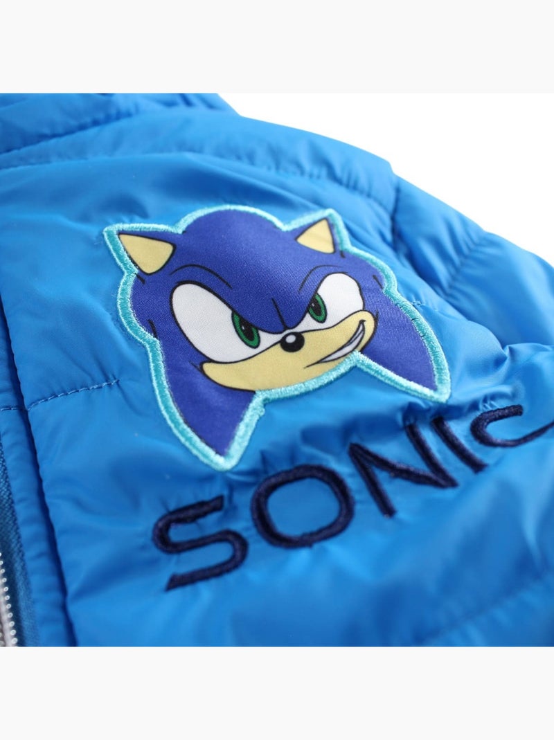 Sonic - Chaqueta acolchada para niño Azul - Kiabi