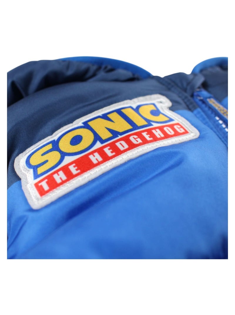 Sonic - Chaqueta acolchada para niño Azul - Kiabi