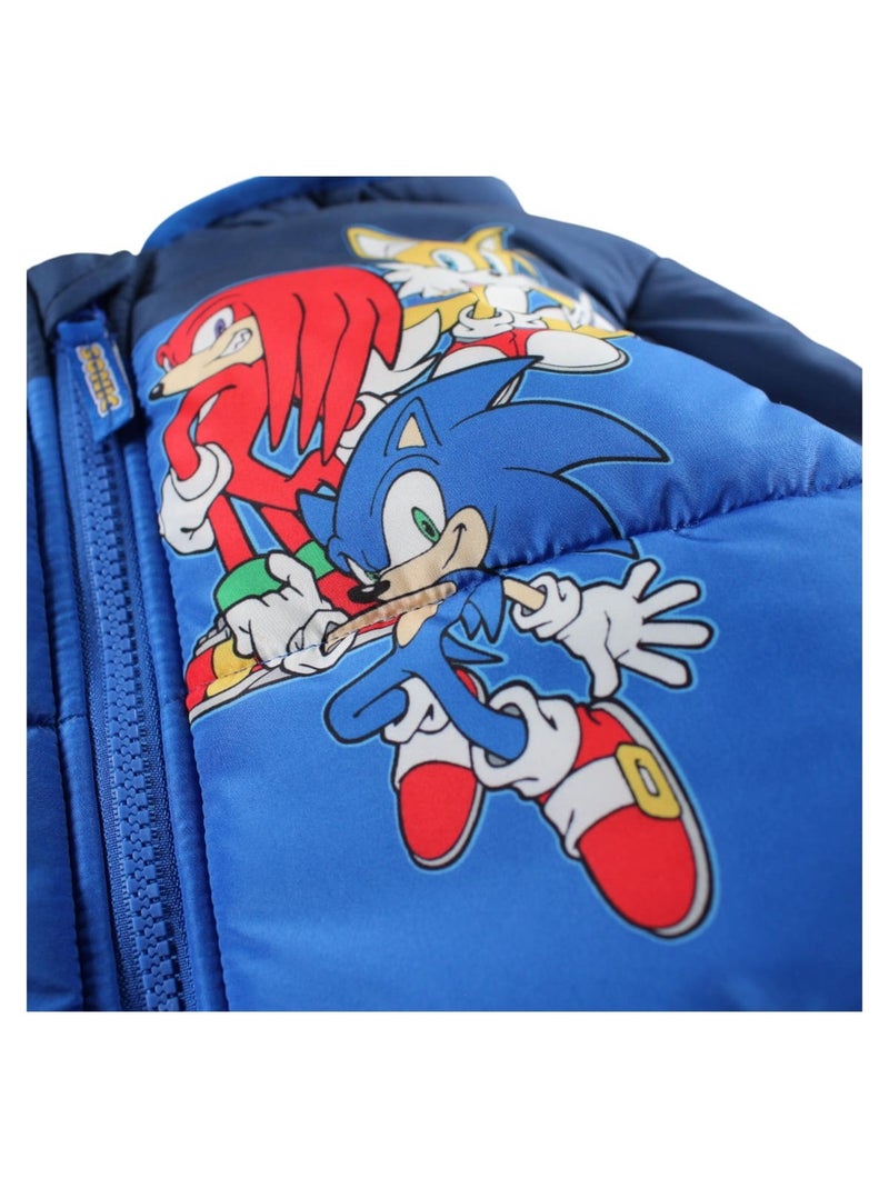 Sonic - Chaqueta acolchada para niño Azul - Kiabi