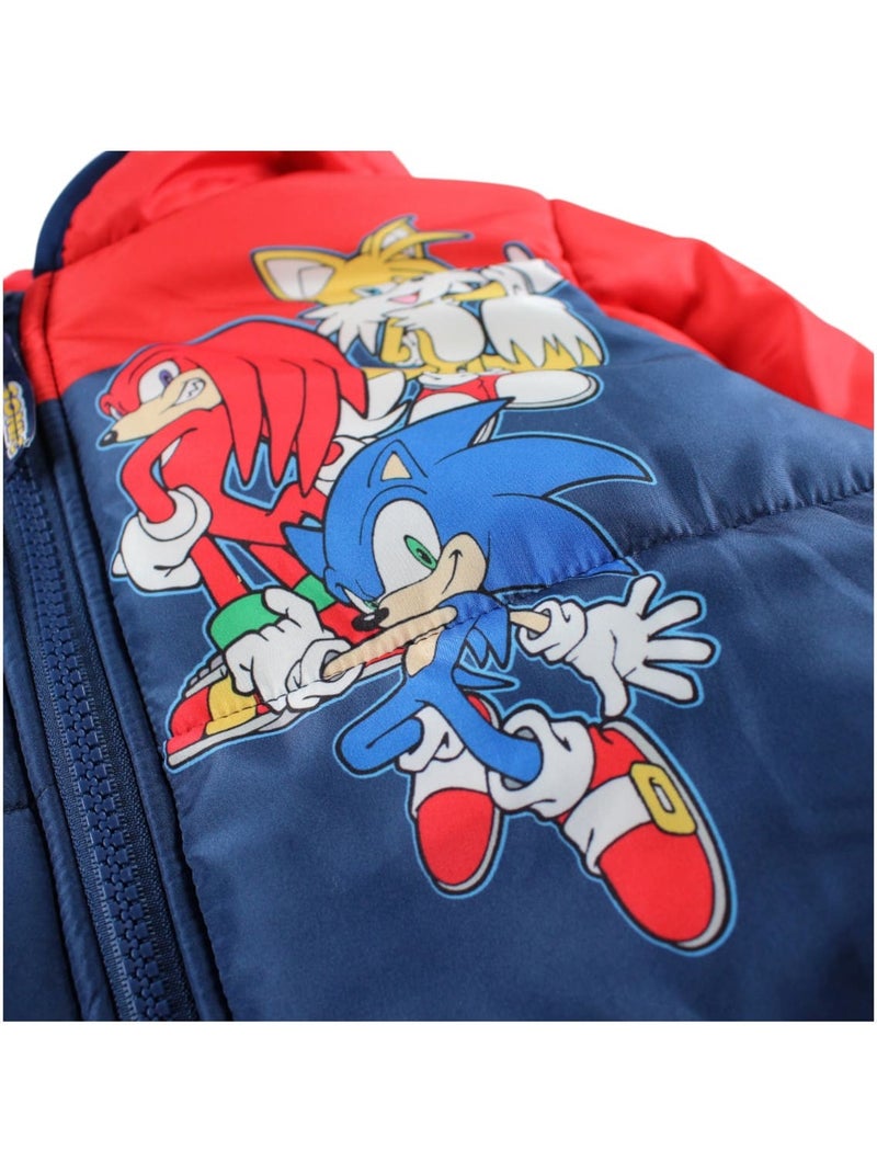 Sonic - Chaqueta acolchada para niño Rojo - Kiabi