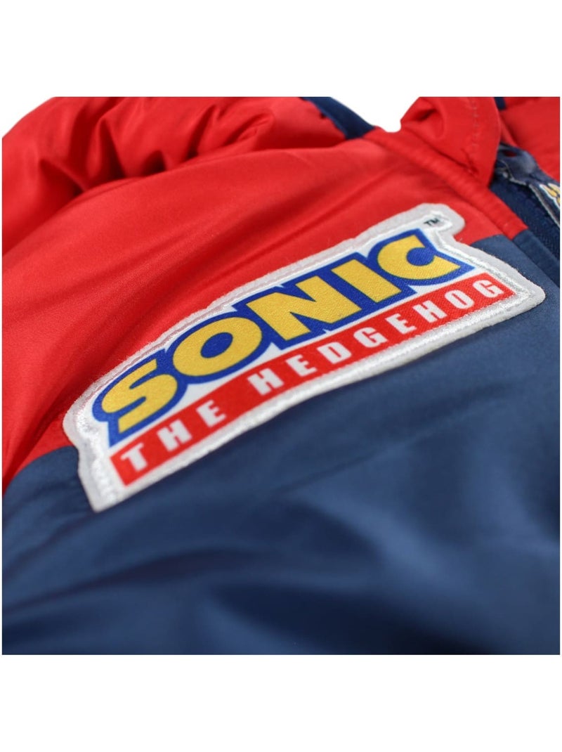 Sonic - Chaqueta acolchada para niño Rojo - Kiabi