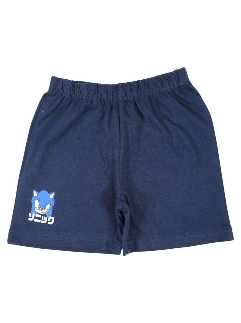 Sonic - Conjunto camiseta y short niño Azul - Kiabi