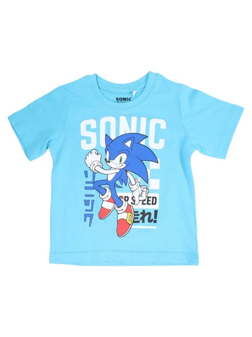 Sonic - Conjunto camiseta y short niño - Kiabi