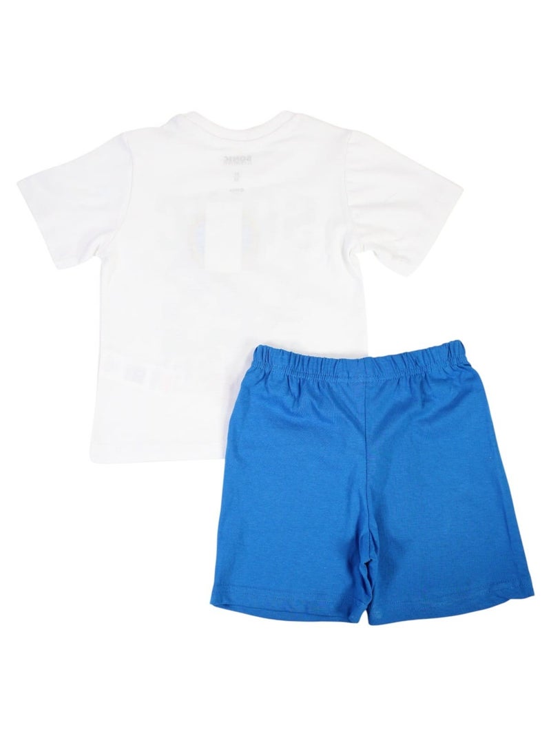 Sonic - Conjunto camiseta y short niño Blanco - Kiabi