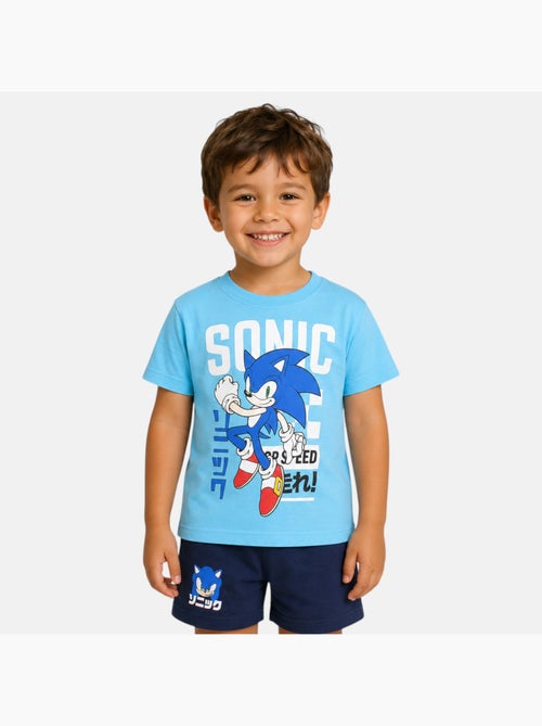 Sonic - Conjunto camiseta y short ni?o - Kiabi Sonic - Conjunto camiseta y short ni?o - Kiabi