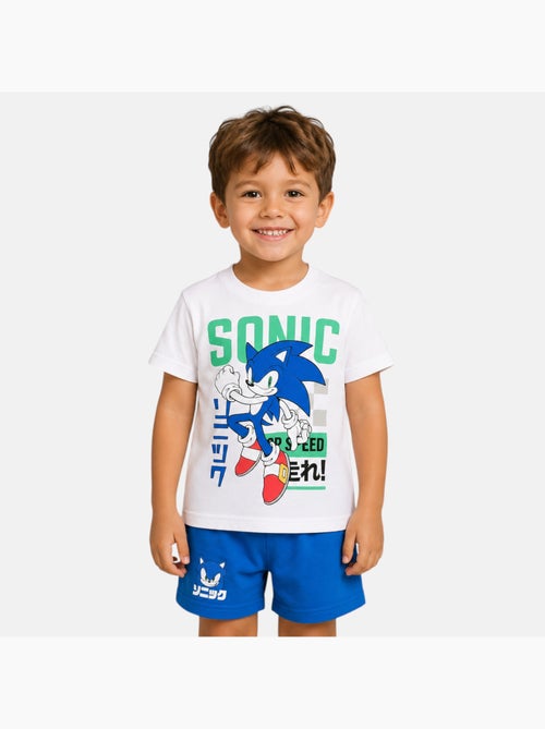 Sonic - Conjunto camiseta y short ni?o - Kiabi Sonic - Conjunto camiseta y short ni?o - Kiabi