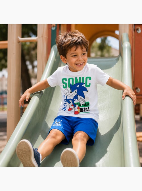 Sonic - Conjunto camiseta y short ni?o - Kiabi Sonic - Conjunto camiseta y short ni?o - Kiabi