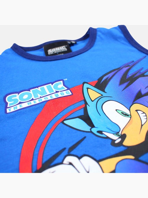 Sonic - Conjunto niño camiseta sin mangas y pantalón corto - Kiabi